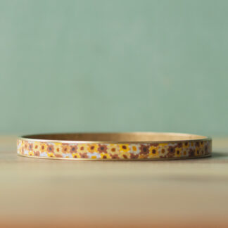 Bangle Bracelets<br><small>Channel Width: 3/16" (5mm), Design: Honey Calico</small>