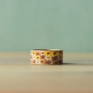Inlay Rings<br><small>Channel Width: 5/16" (8mm), Ring Size: 10 (20mm), Design: Honey Calico</small>
